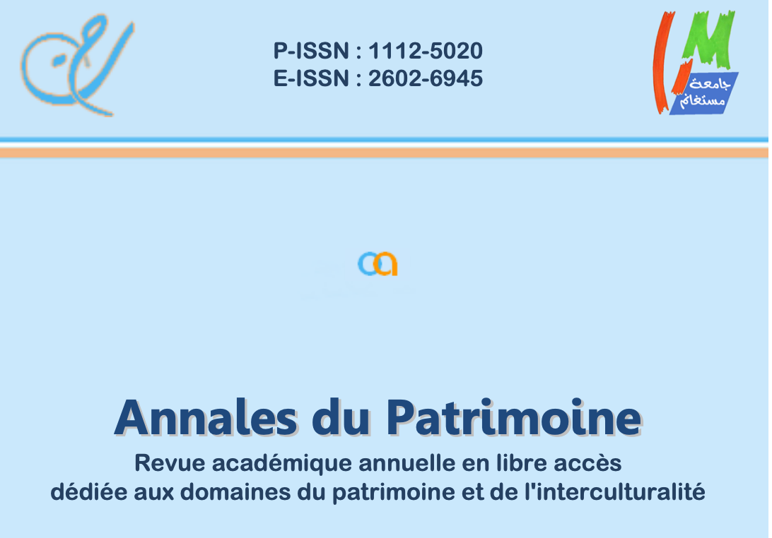 Annales du patrimoine, n° 22 :