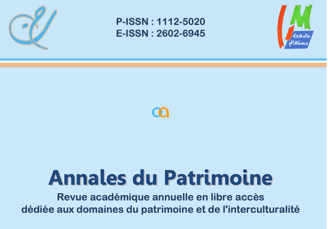 Annales du patrimoine, n° 22 : 