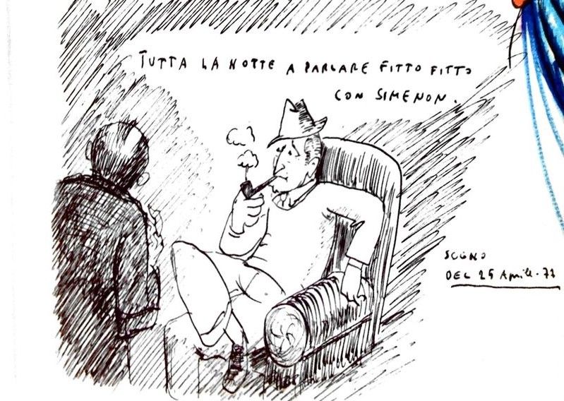 Simenon e Fellini (Academia Belgica, Roma)