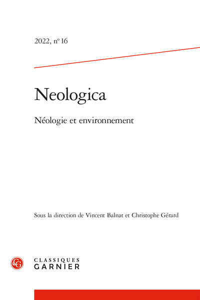 Neologica, n° 16 :