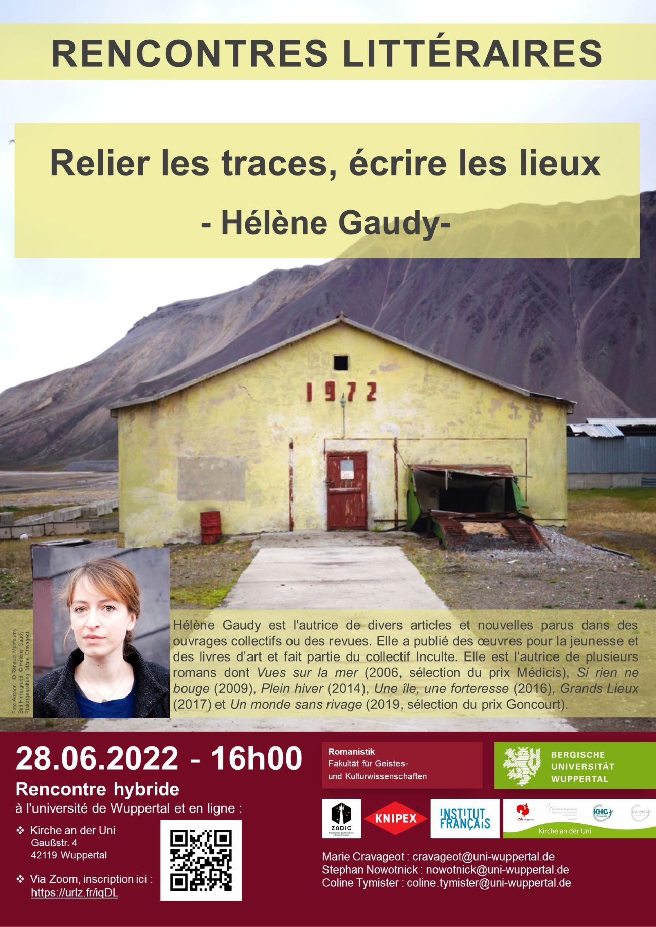 Rencontre littéraire avec Hélène Gaudy