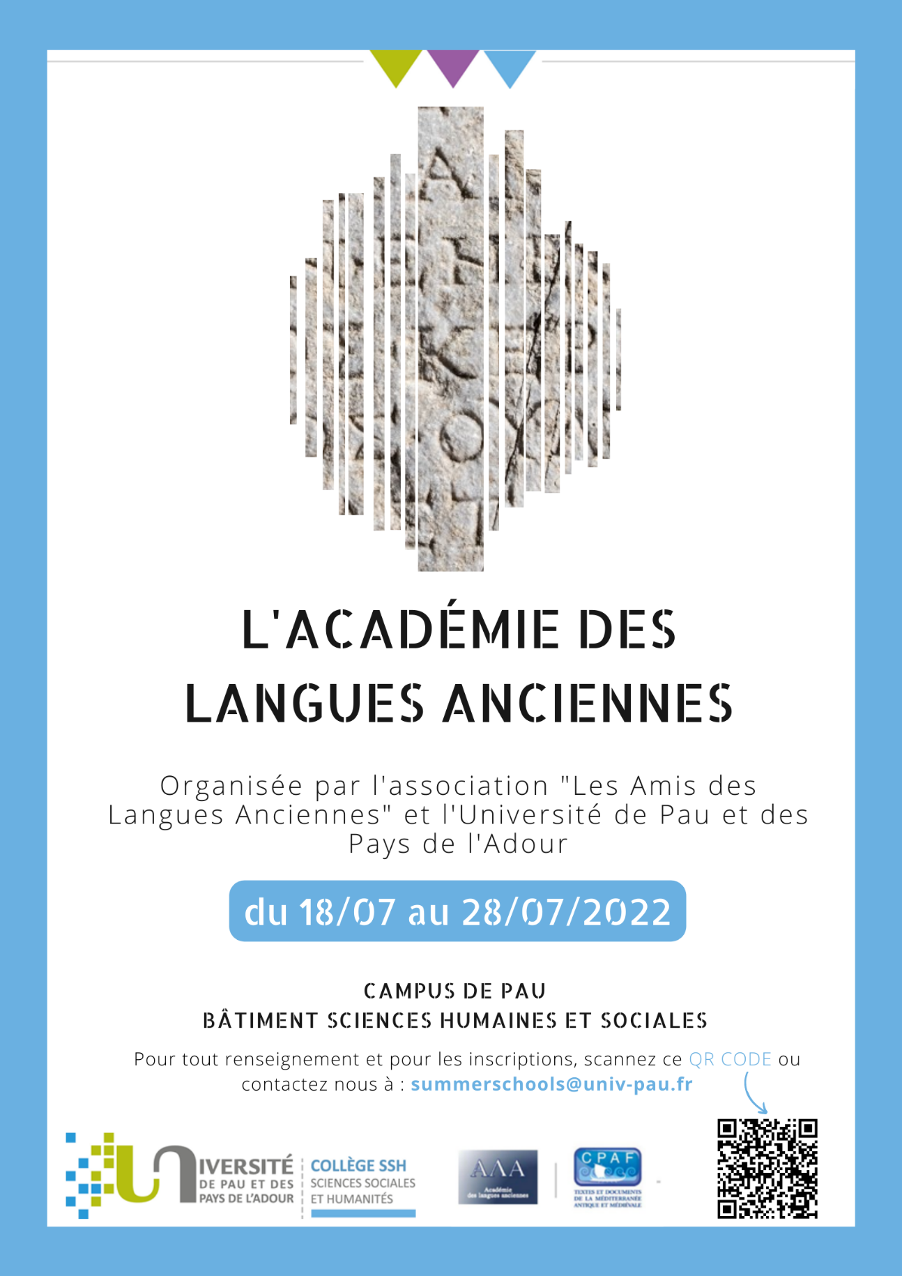 Académie des langues anciennes (université d'été, Pau)