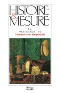 Histoire & Mesure, n° 36/2 : Textométrie et temporalité