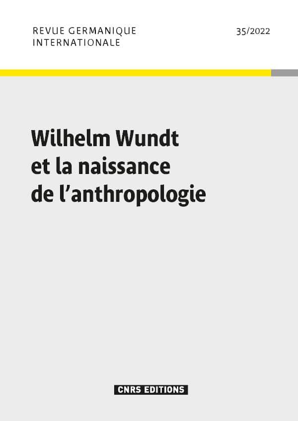 Revue Germanique Internationale, n° 35 :