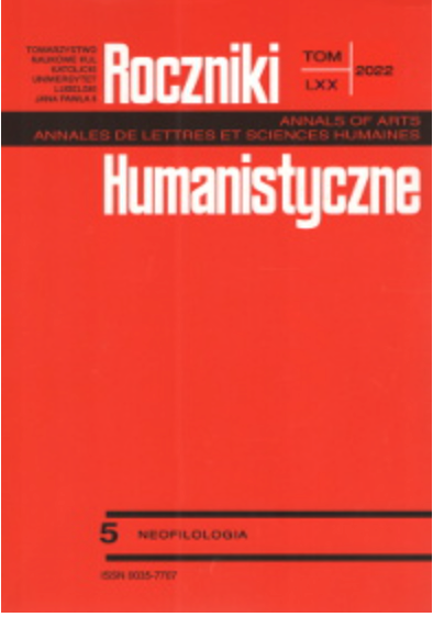 Roczniki Humanistyczne 5, 2022  : Les Conteurs du Nouveau Décaméron