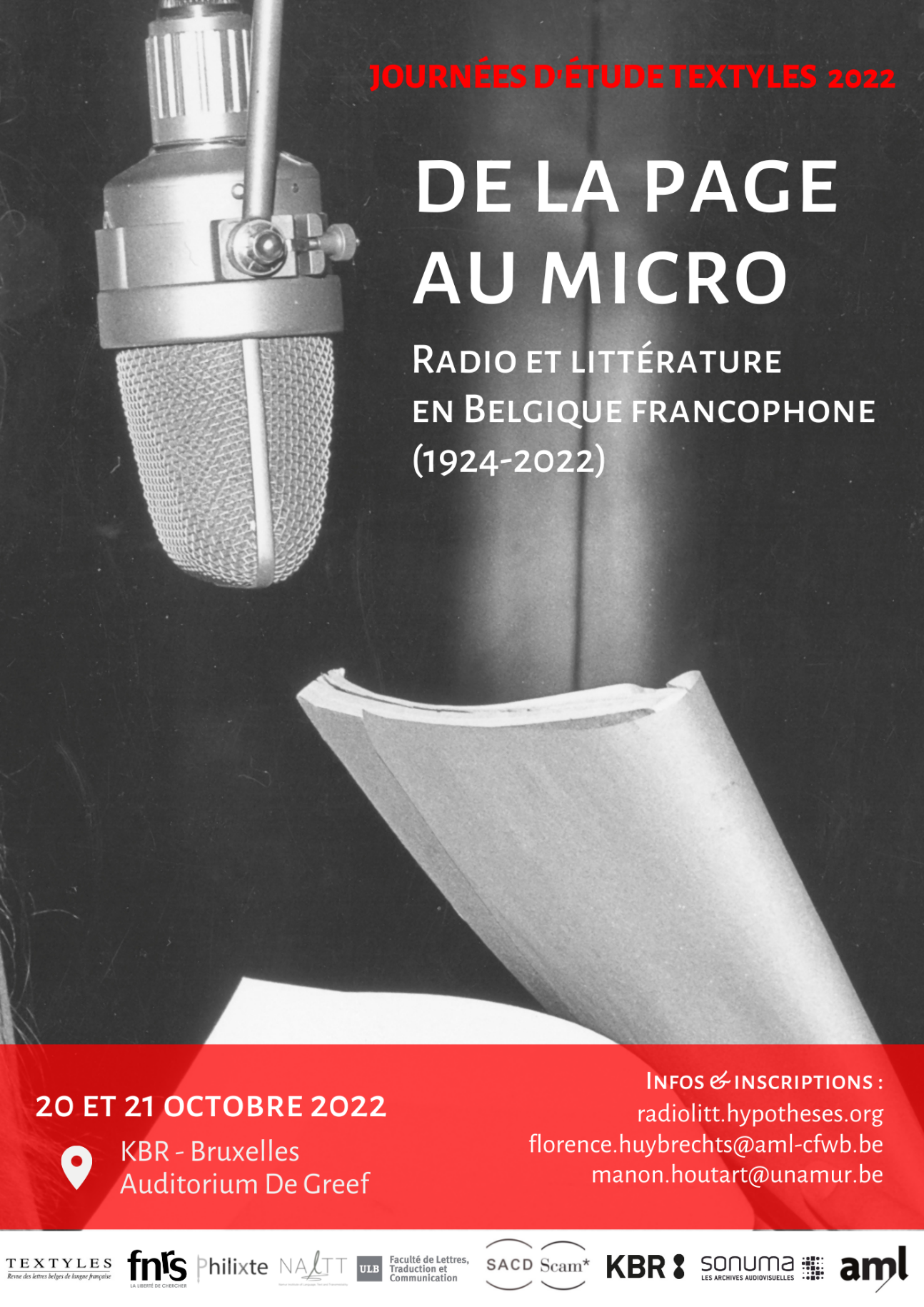 De la page au micro. Radio et littérature en Belgique francophone (1924-2022)