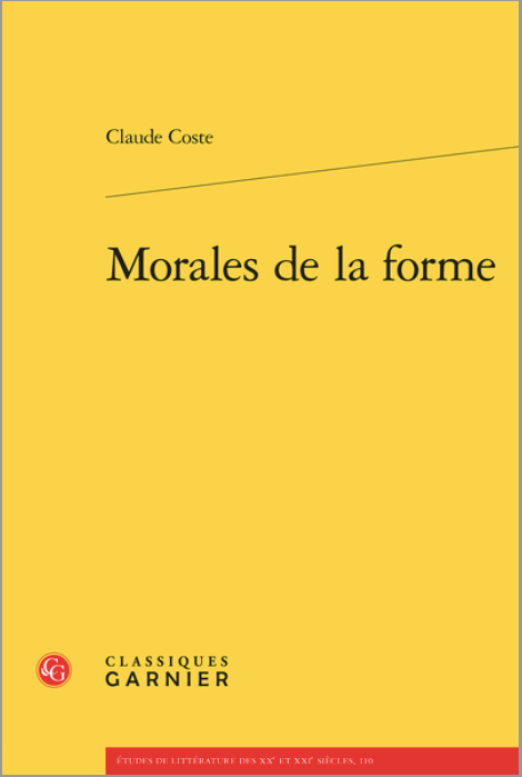Claude Coste, Morales de la forme