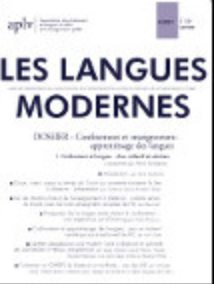 Enseigner par les arts de la scène (revue Les Langues modernes)