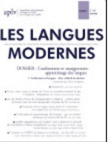 Enseigner par les arts de la scène (revue Les Langues modernes)