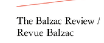 The Balzac Review/Revue Balzac, n° 7/2024 :