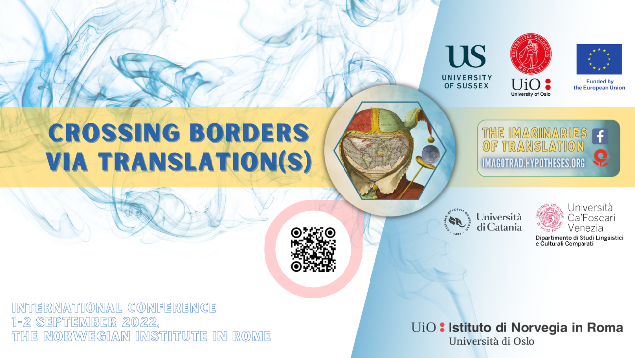 Crossing Borders via Translation(s) | International Conference, 1-2 Sept. 2022 (Rome)