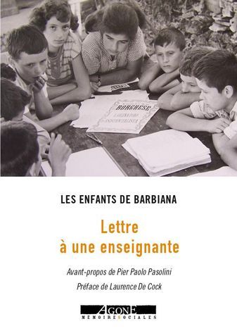 Les enfants de Barbiana, Lettre à une enseignante. Mémoires sociales