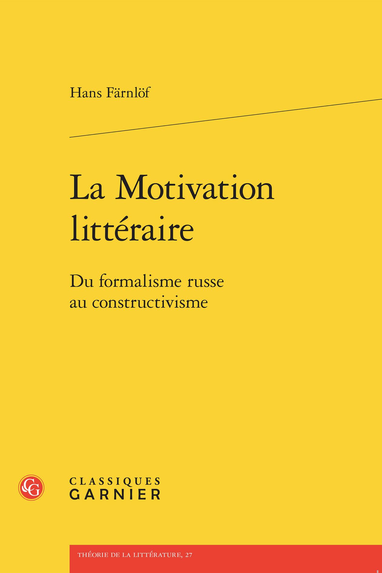 Hans Färnlöf, La Motivation littéraire