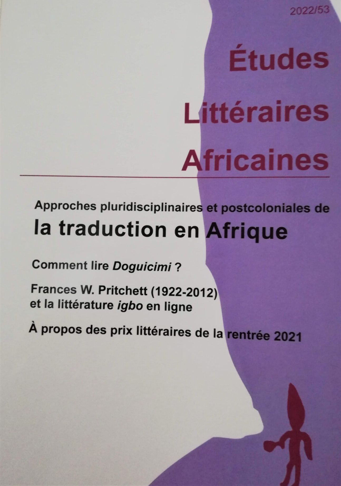 Approches pluridisciplinaires et postcoloniales de la traduction en Afrique (Christine Le Quellec Cottier et Anaïs Stampfli, dir.)