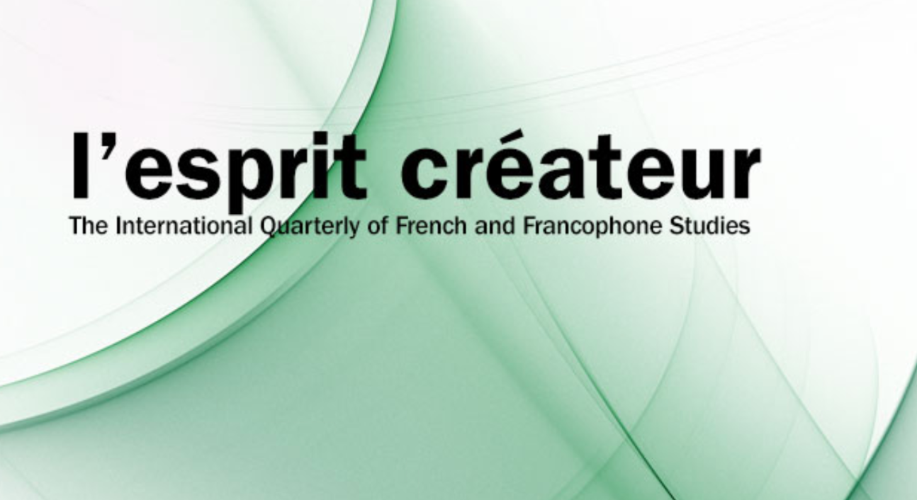 Special Issue of Esprit Créateur on the work of Linda Lê