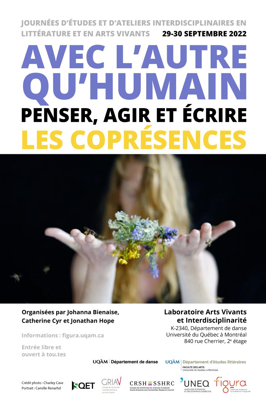 Avec l'autre qu'humain: penser, agir et écrire les coprésences (UQAM, Québec)
