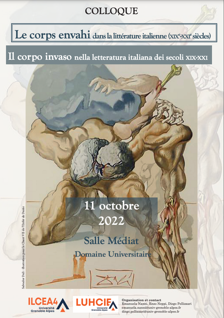 Le corps envahi dans la littérature italienne (XIXe-XXIe s.) – Il corpo invaso nella letteratura italiana dei secoli XIX-XXI (Grenoble)