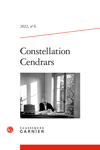 Constellation Cendrars 2022, n° 6 : Varia