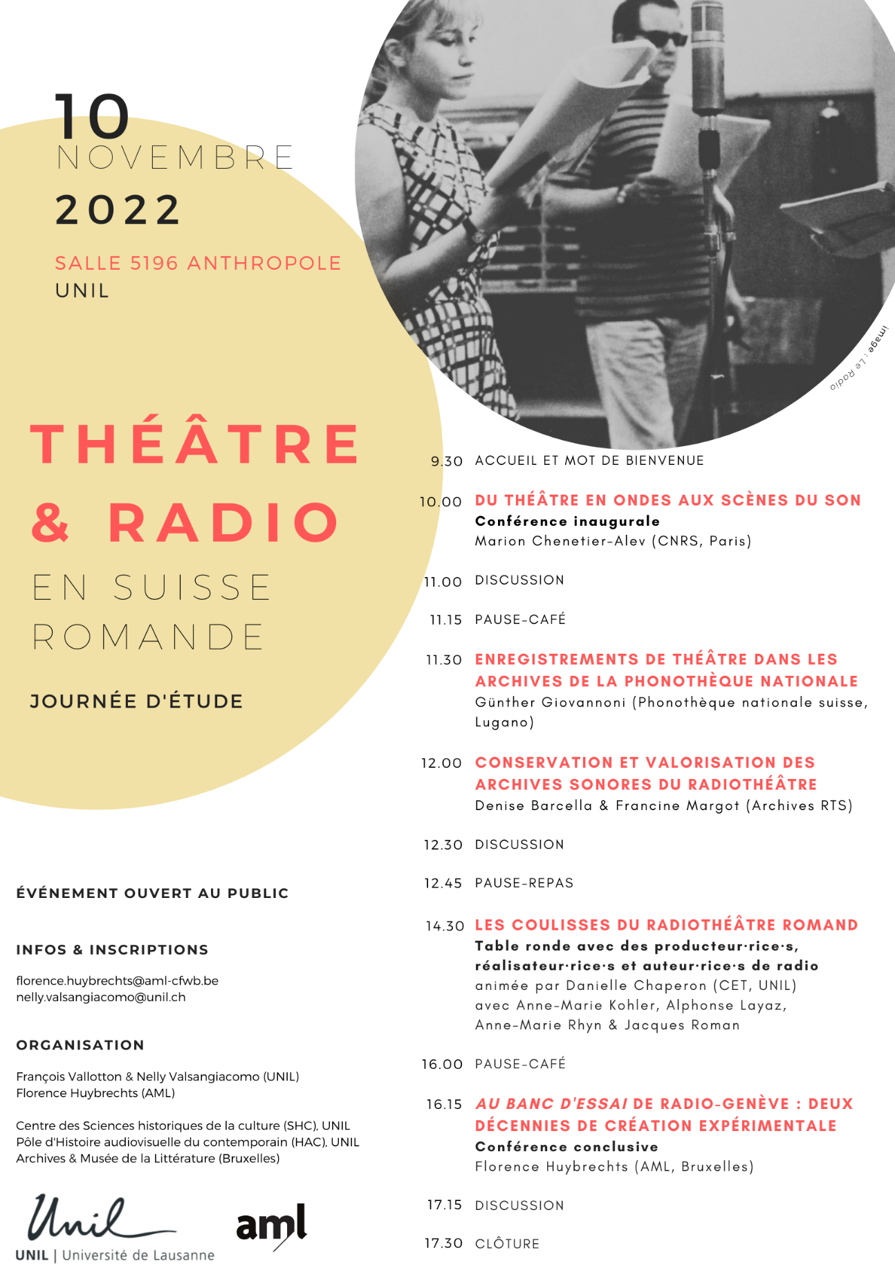 Théâtre & Radio en Suisse romande (Lausanne)