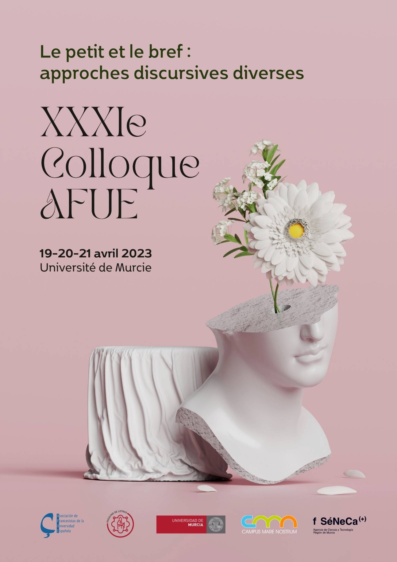 Le petit et le bref: approches discursives diverses. XXXIe Colloque AFUE (Murcie, Espagne)