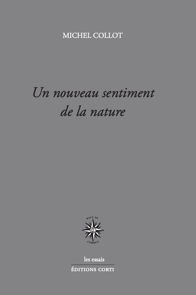 Michel Collot, Un nouveau sentiment de la nature
