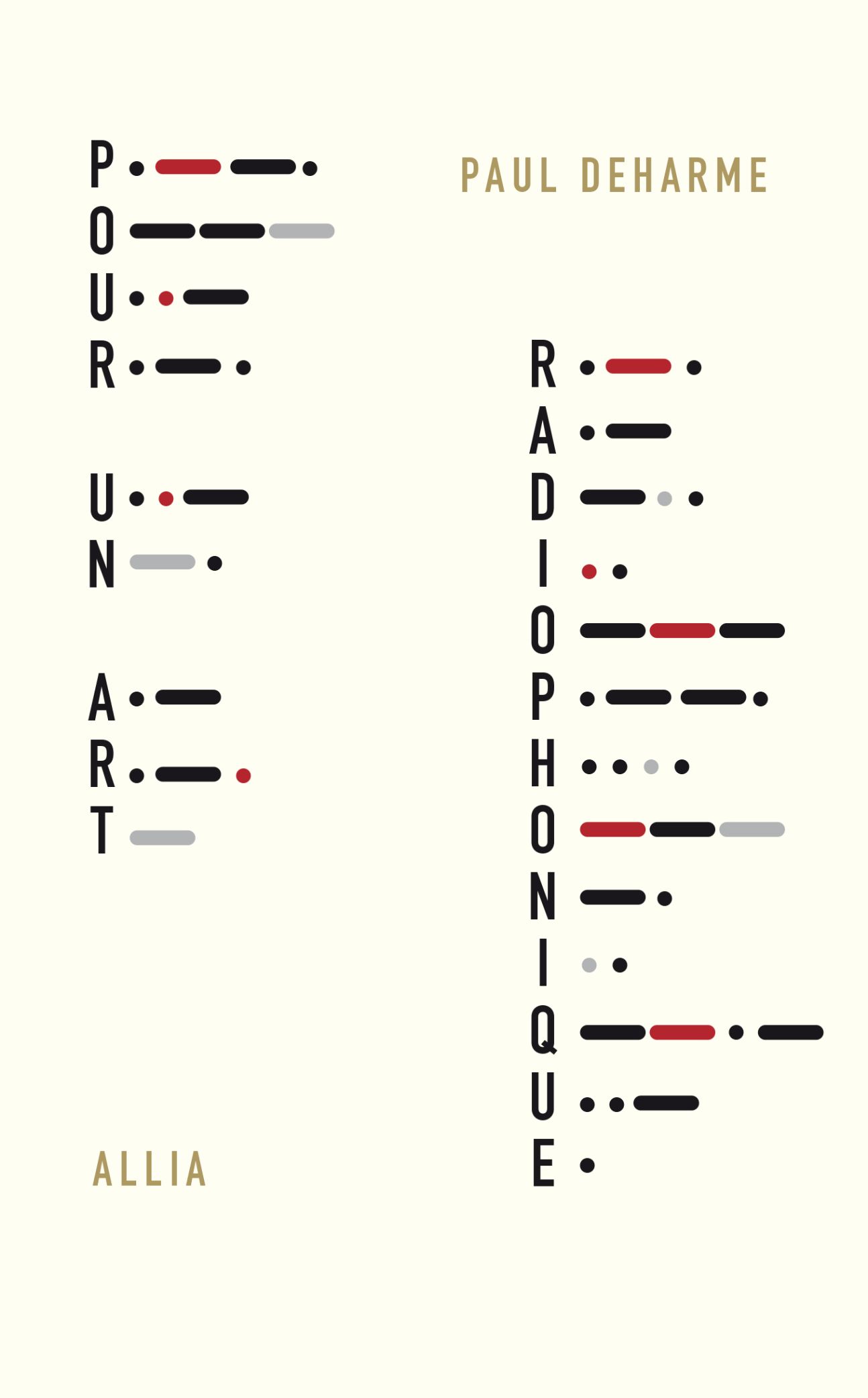 P. Deharme, Pour un art radiophonique
