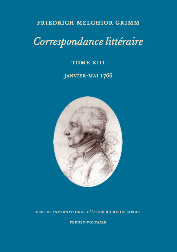 Friedrich Melchior Grimm, Denis Diderot, Correspondance littéraire (1766)
