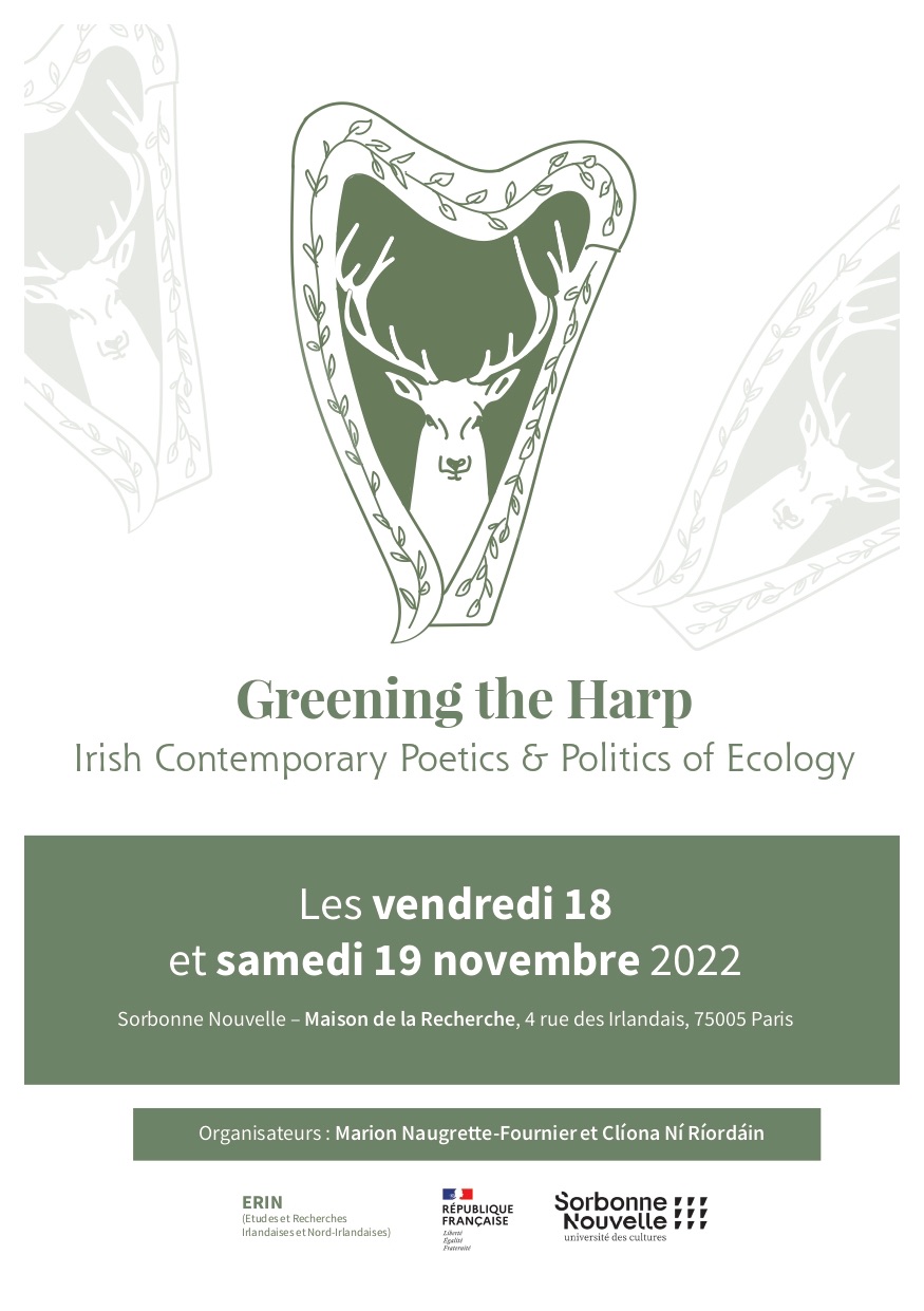 Greening the Harp : Irish Contemporary Poetics & Politics of Ecology