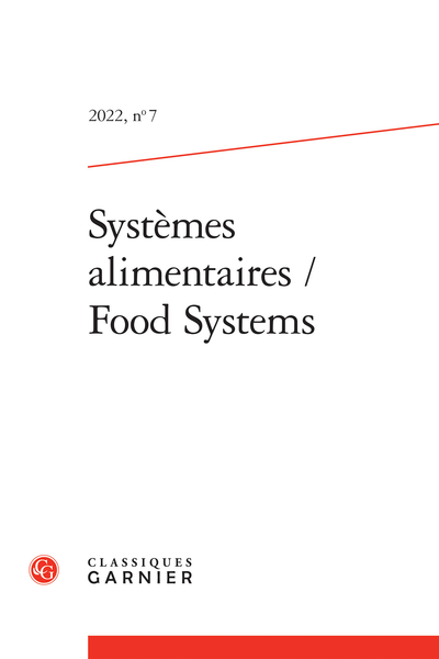 Systèmes alimentaires, n° 7 :