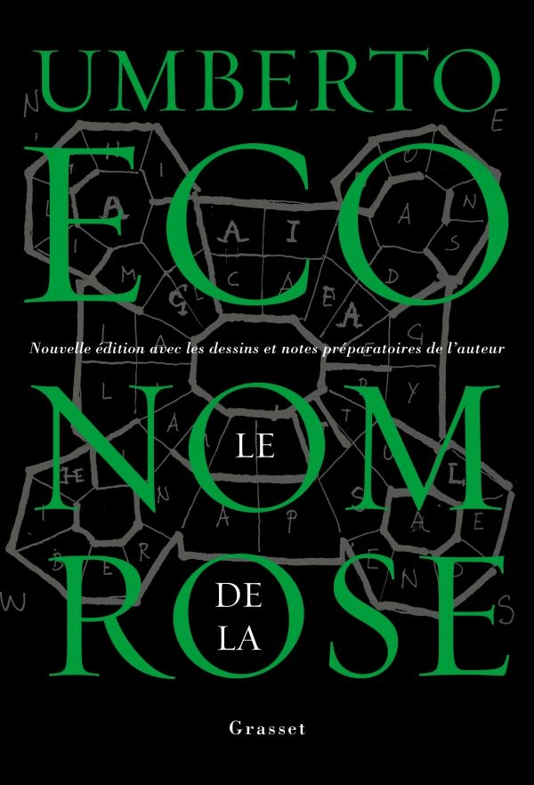 Umberto Eco, Au nom de la rose (avec les croquis et les notes préparatoires de l’auteur)