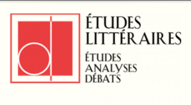Études littéraires, vol. 51, 2 :