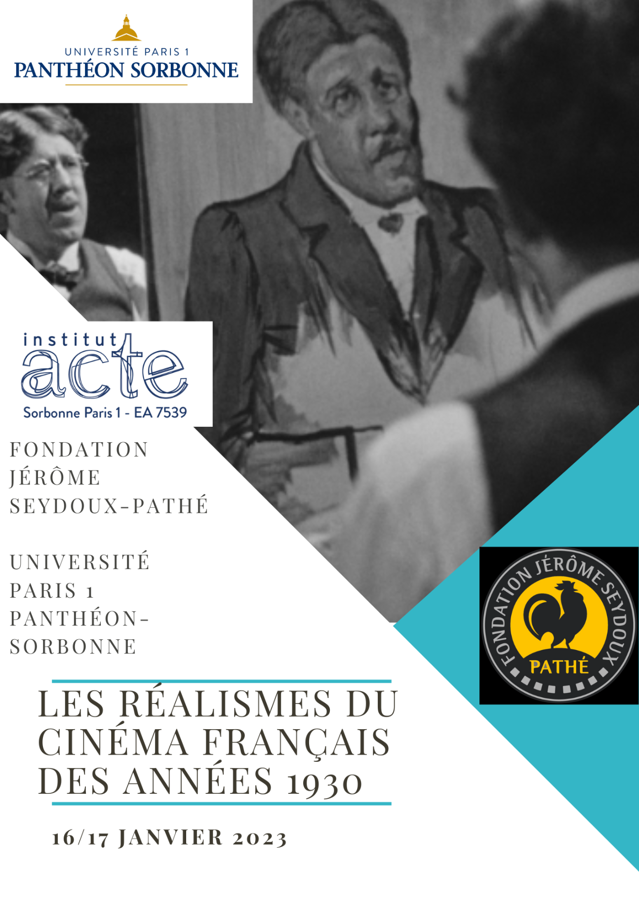 Les Réalismes du cinéma français des années 1930 (Paris)