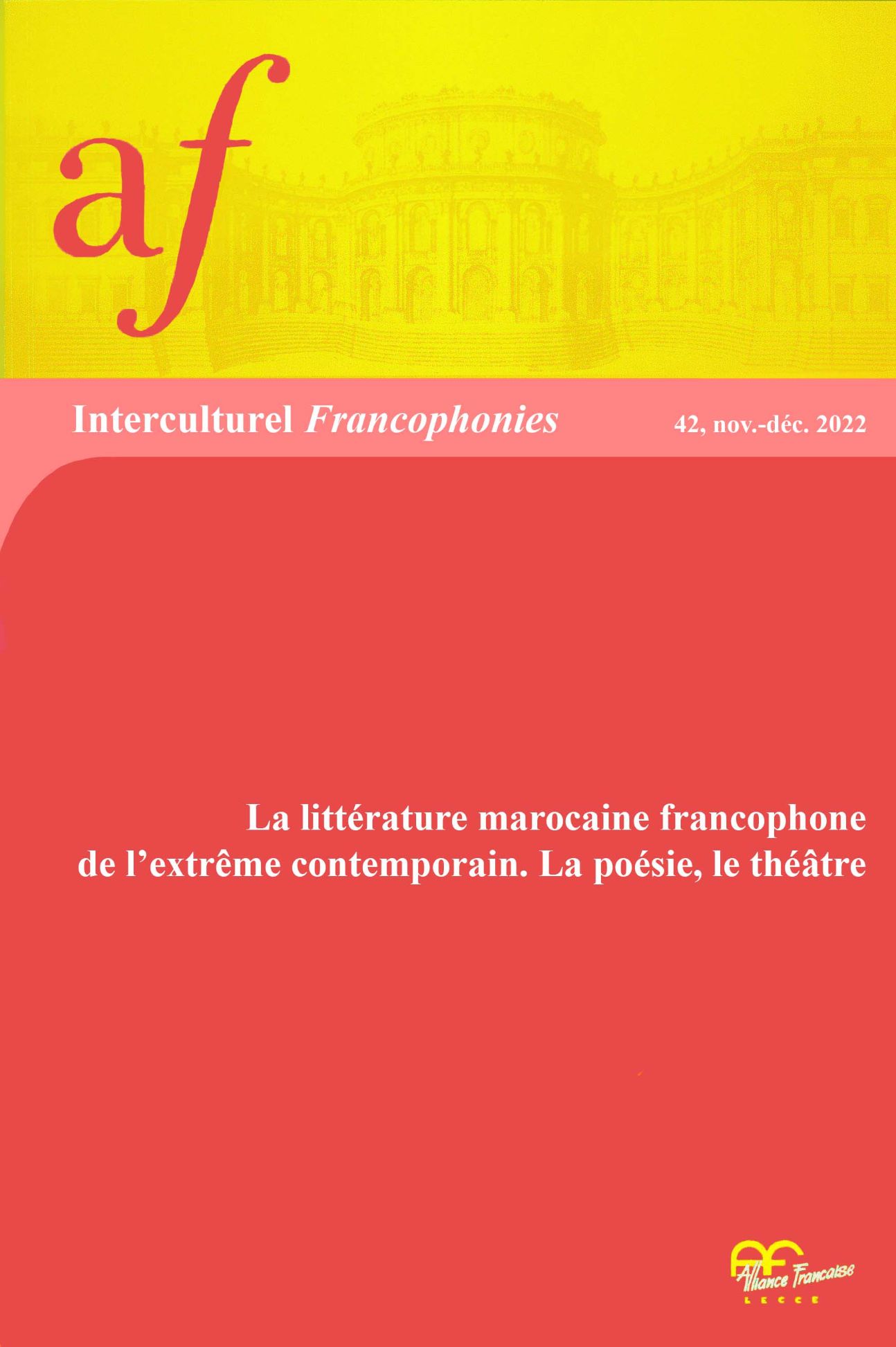 Interculturel Francophonies, n° 42 : 