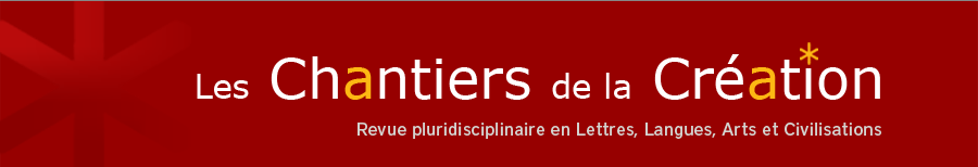 Politique(s) de la nourriture (revue Les Chantiers de la Création)