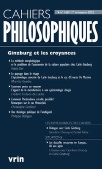 Cahiers philosophiques, n° 168 :