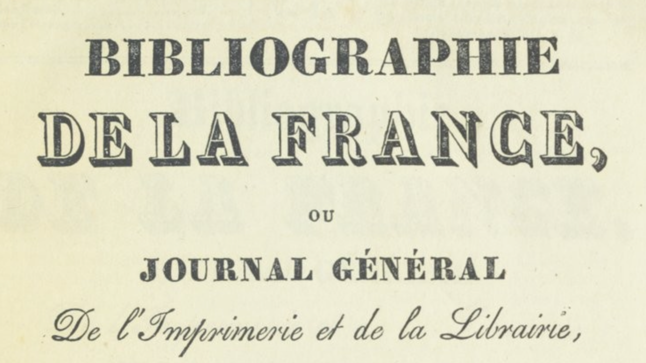 Bibliographie et histoire littéraire (revue Romantisme, 2025-1)