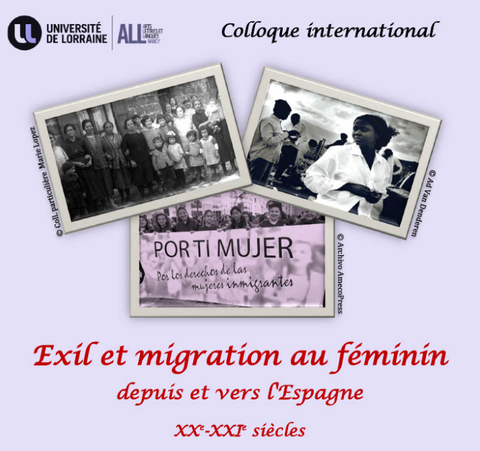 Exil et migration au féminin depuis et vers l’Espagne – XXe-XXIe s. (Nancy)