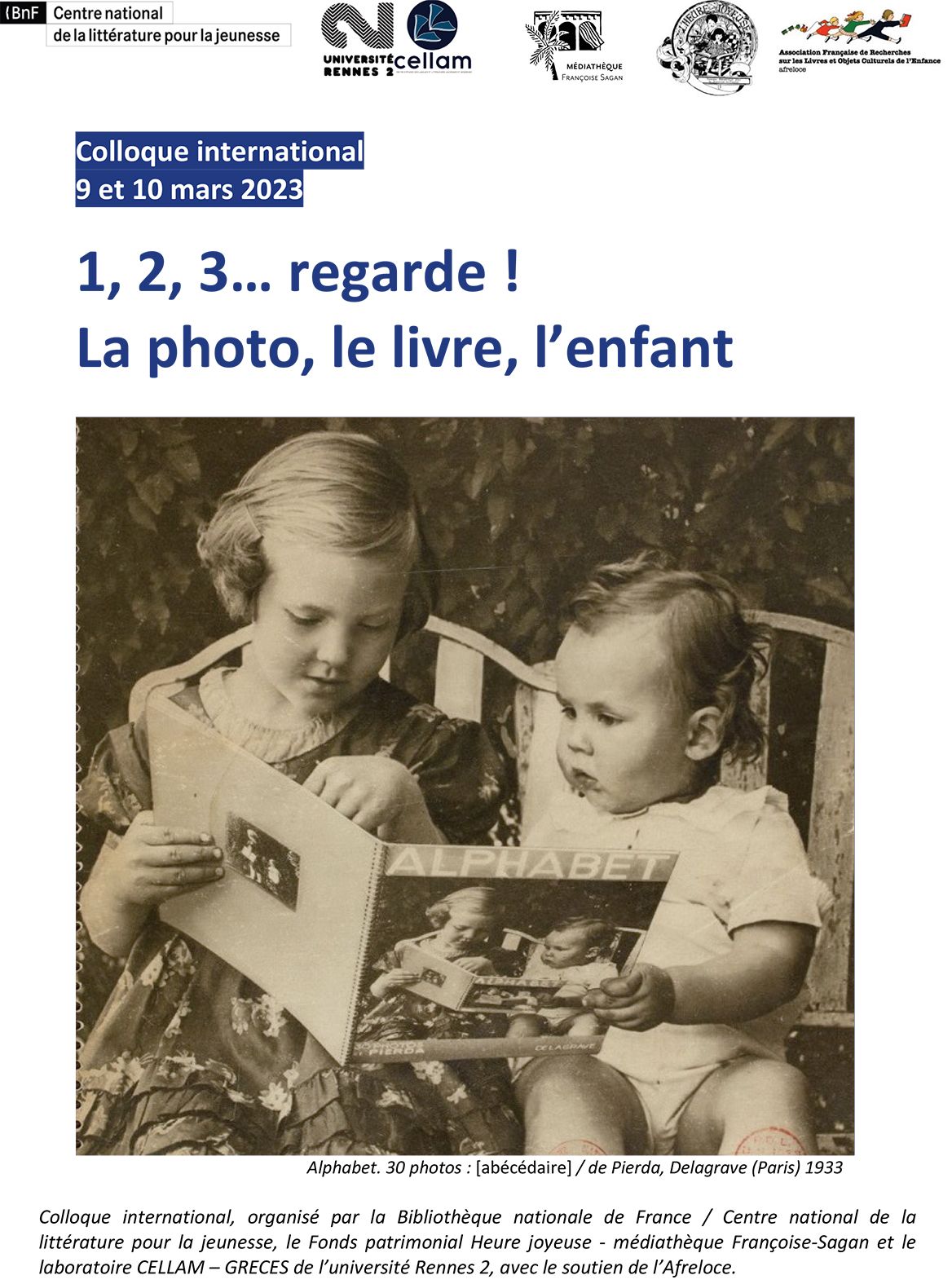 1, 2, 3… regarde ! La photo, le livre, l’enfant (Paris)