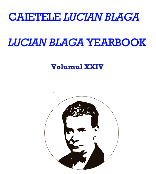 Articles for Lucian Blaga Yearbook/ Caietele Lucian Blaga 2023