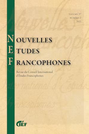 Nouvelles Études Francophones, vol. 37, n° 2