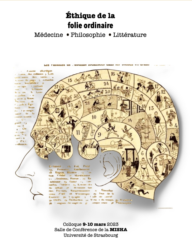 Éthique de la folie ordinaire : médecine, philosophie, littérature (Strasbourg)