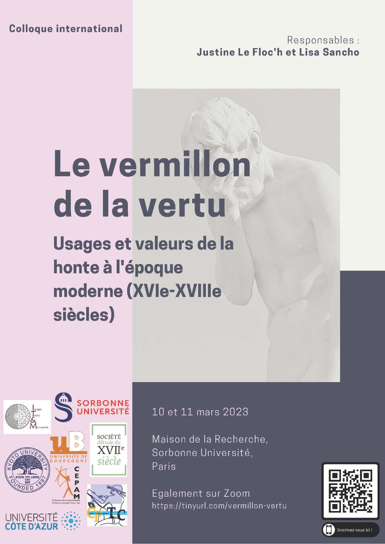 Le Vermillon de la vertu : usages et valeurs de la honte à l'époque moderne (XVIe-XVIIIe siècles)