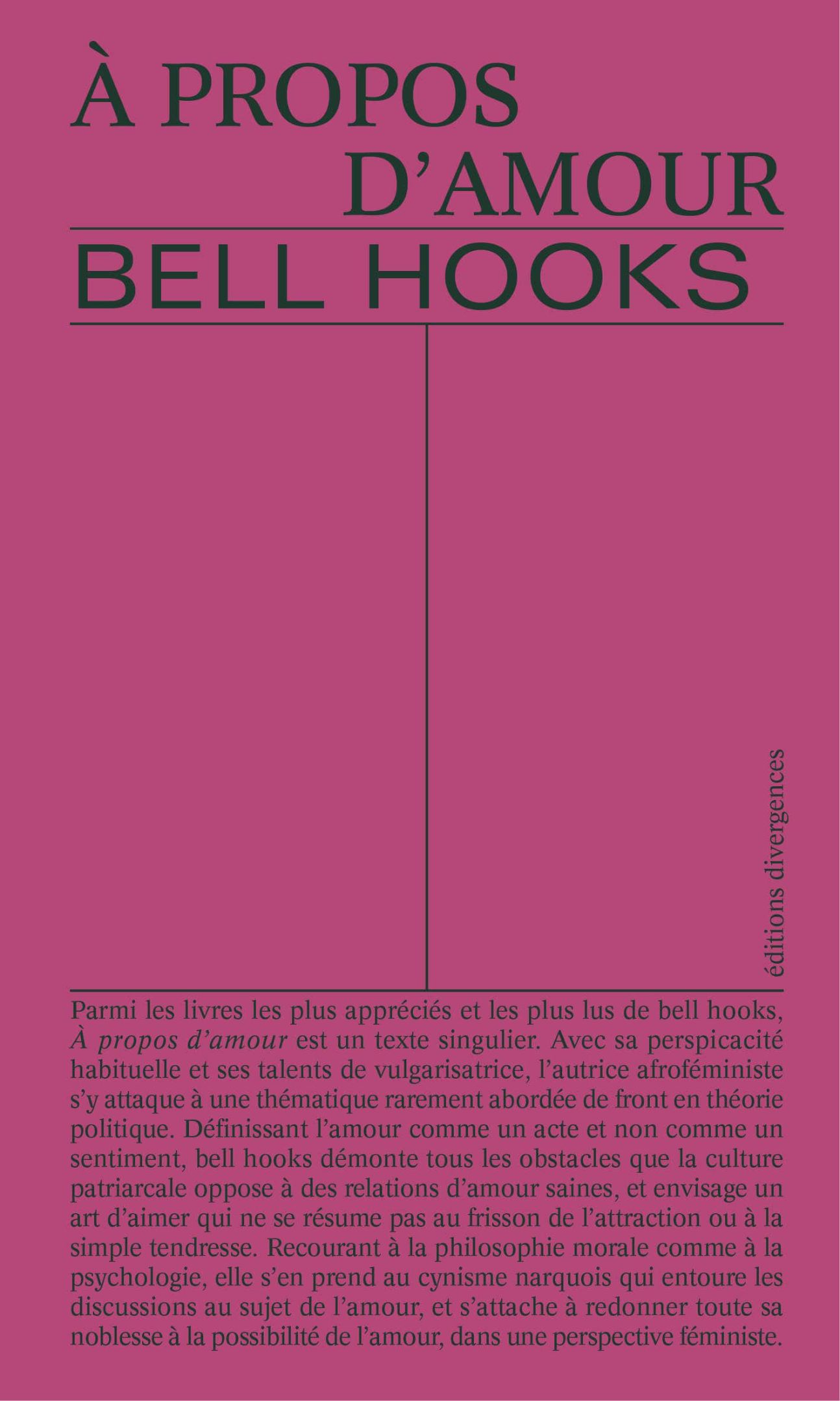 Bell hooks, À propos d'amour