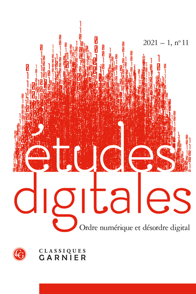 Études digitales, n° 11 : 