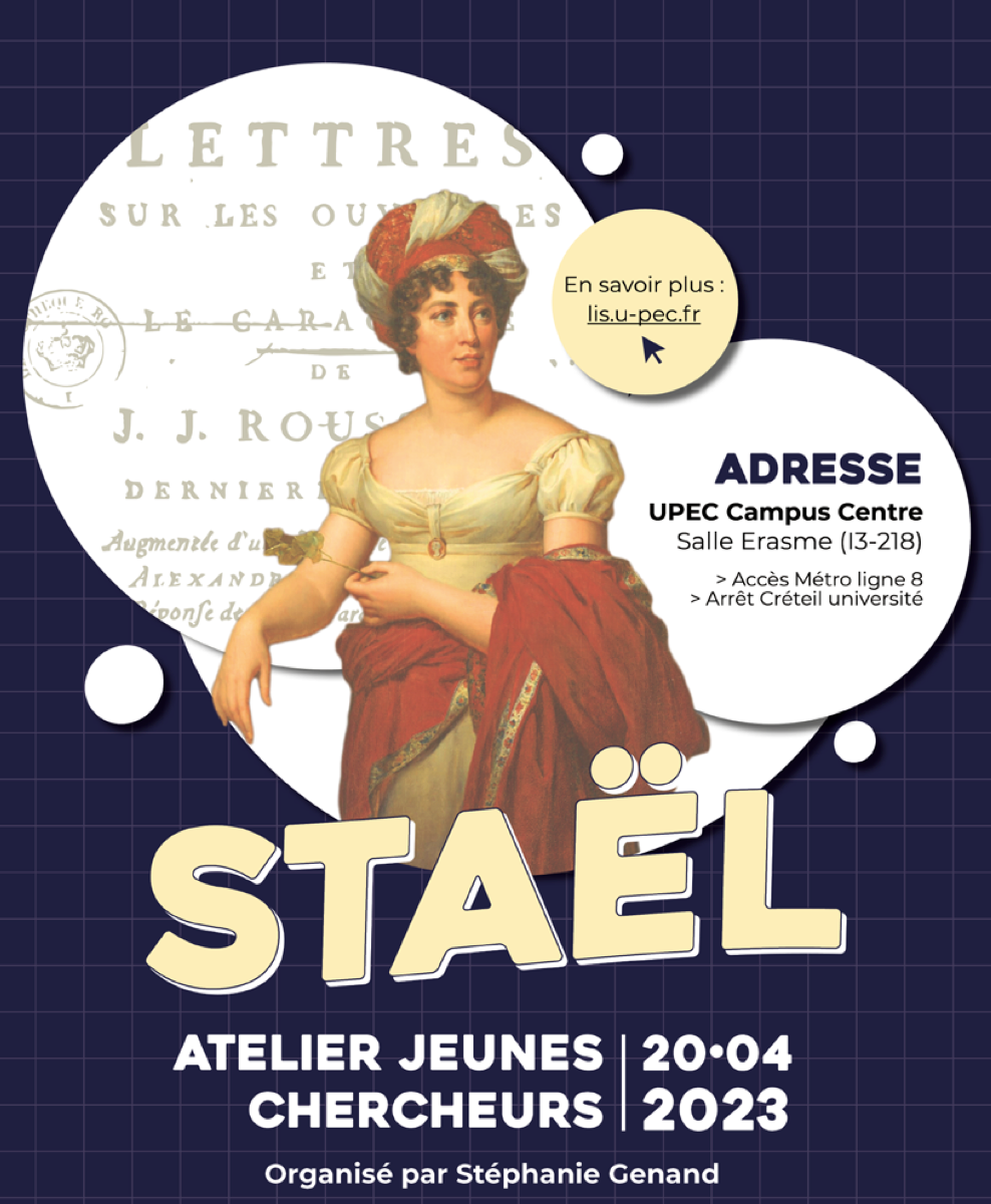 Atelier Jeunes Chercheurs Staël (UPEC)