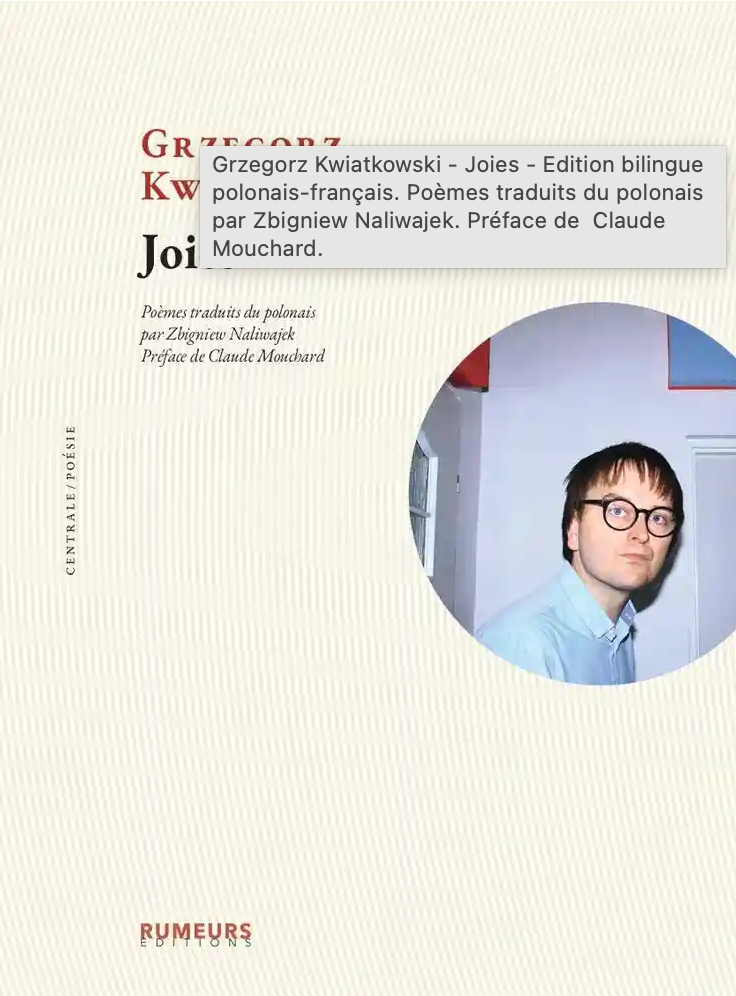Grzegorz Kwiatkowski, Joies