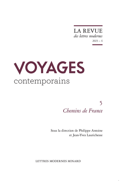 La Revue des lettres modernes 2023 – 4 :