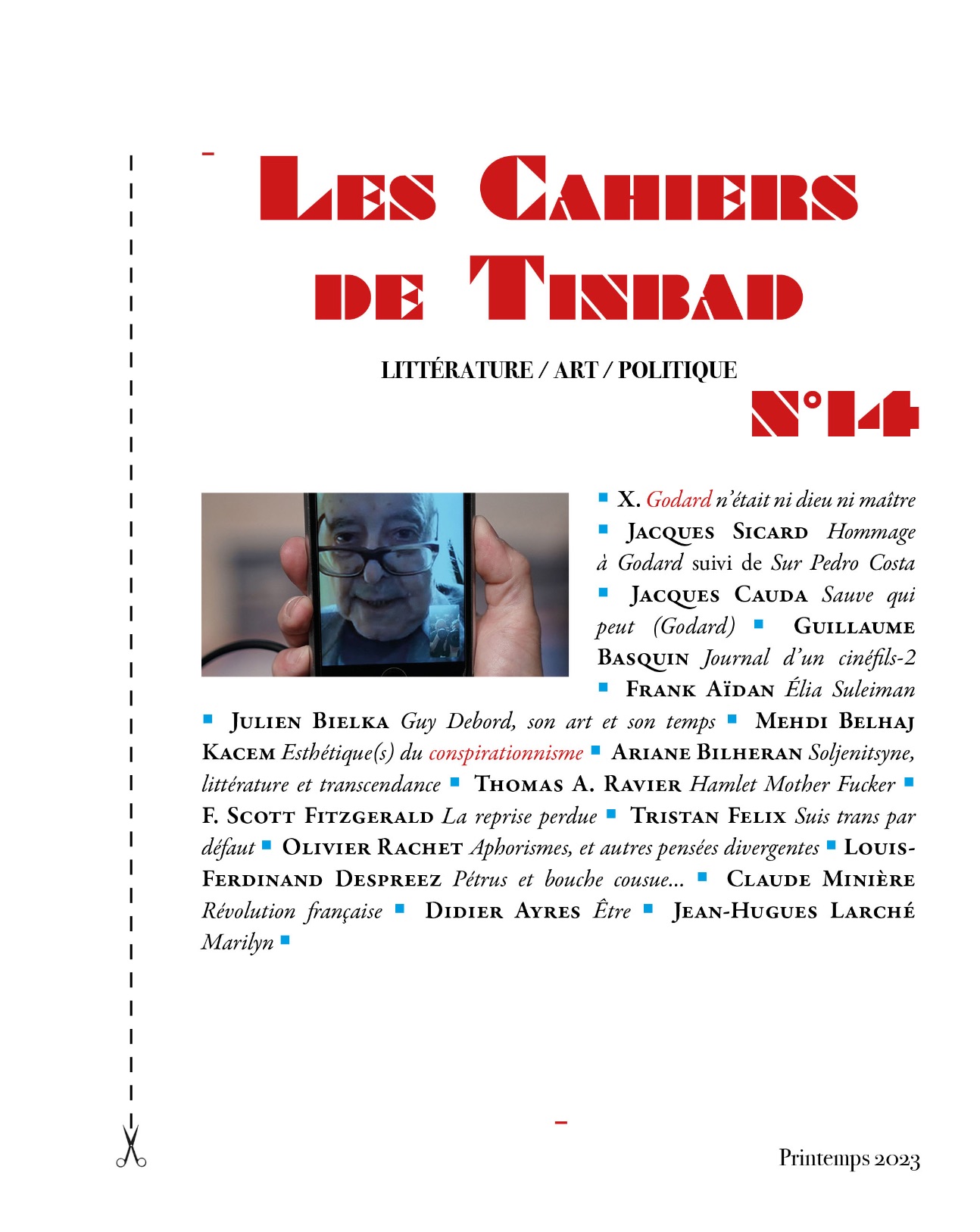Les Cahiers de Tinbad, n° 14