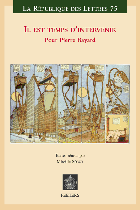 Mireille Séguy (dir.), Il est temps d'intervenir. Pour Pierre Bayard