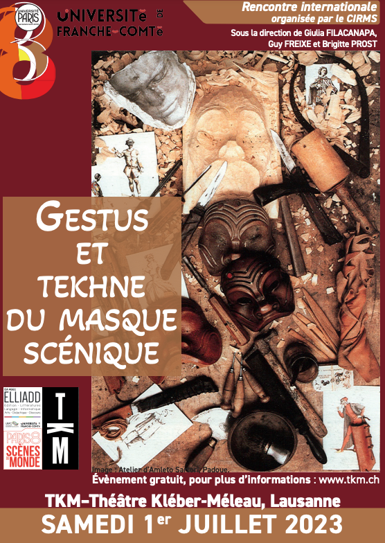Gestus et tekhnè du masque scénique (Théâtre Kléber-Méleau, Lausanne)